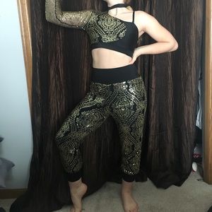 2 piece jazz costume